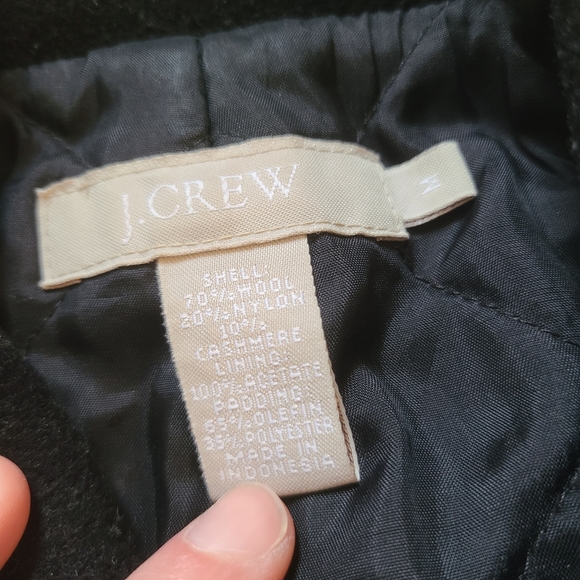 J Crew Wool Blend Peacoat Womens Coat - Picture 2 of 6